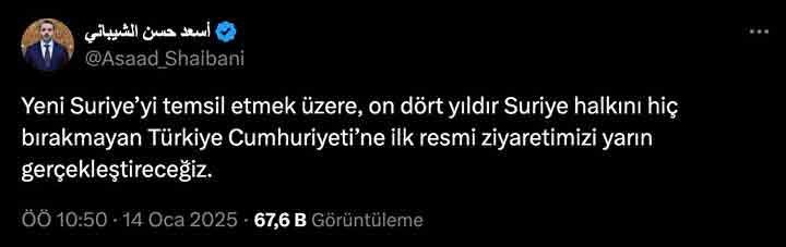 cumhurbaskani erdogan suriyenin yeni disisleri bakani seybaniyi kabul etti 2 vUz8T3S6
