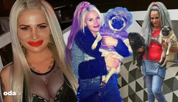 evinde olen genc kadini pug cinsi iki kopegi yedi mKeYEjH1