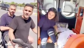 ambulansin onunu kesip icini arayan magandalara istenen ceza jU9uaniD