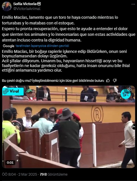 arenada dehset matadorun kalcasina boynuzunu sapladi 0 mTy2YDqO