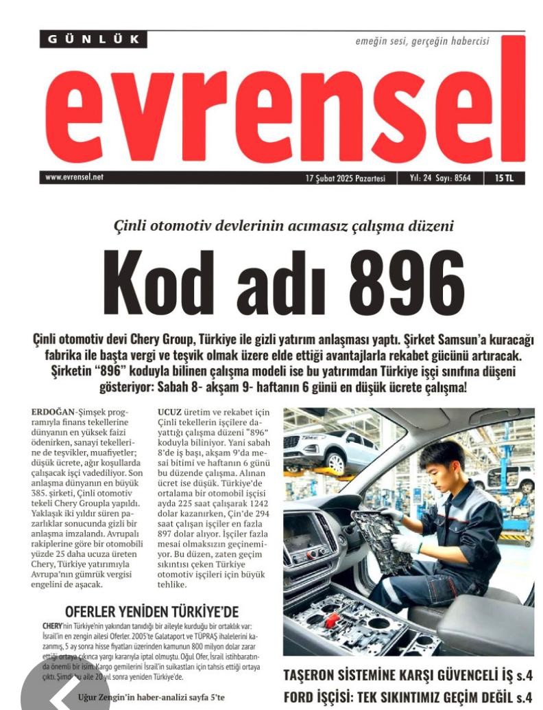 bir donemin maocu gazetesi cine cakti turk iscilerini savundu kod adi 896 0 bgacKVst