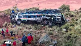 bolivyada otobusle minibus carpisti en az 25 olu taDs61jE