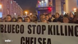 chelsea taraftarlarindan mourinho eylemi KdxFXX34