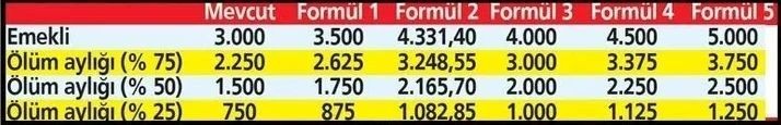 emeklilerin gozu orada bayram ikramiyesinde 5 formul kime ne kadar odenecek cift maas alanlar