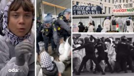 greta thunberg ve aktivistlere polisten coplu mudahale filistin soykirimini durdurun VVBhpXtM