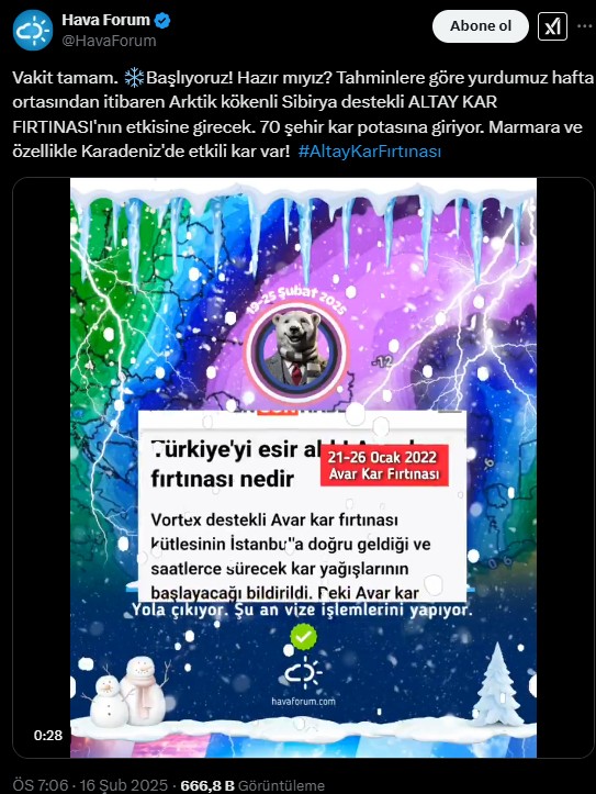 hava tahmini cilginligi 10 santim de var bir metre de 6