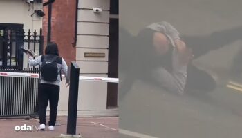 ikinci paludan skandali bu sefer yer londra turk konsoloslugu provokator tekme tokat dayak yedi 4RZrKKI3