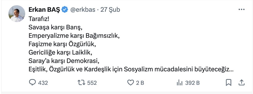 imrali faturayi sosyalizme kesti sol ocalani duymazdan geldi hikmet kivilcimlinin partisi tek kaldi 5 7vsWGnl9