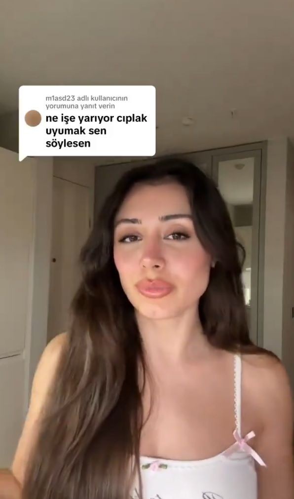influencer rabia karaarslanin ciplak uyuma tavsiyesi gundem oldu 0 H5jj3YKf