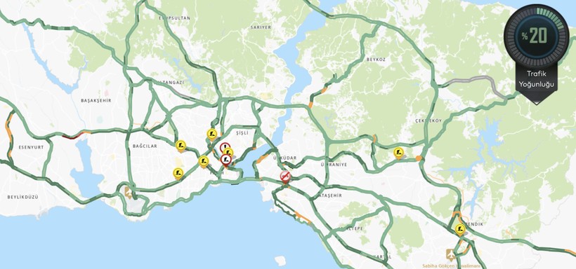 istanbul trafiginde son durum bugun sakin 0 f1bmV3RX
