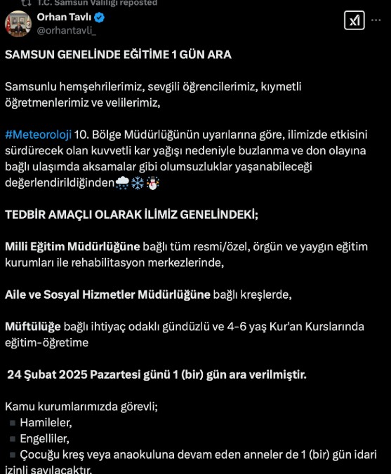 kar yagisi 3 ilde daha okullarin tatil edilmesine sebep oldu 1