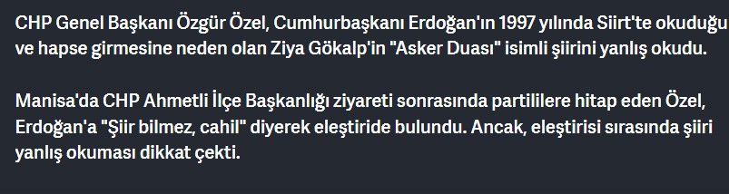 ozel erdogan siir polemigi tam gaz devam iktidar medyasi 27 senedir ogrenemedi 0 Qj4ewmZS