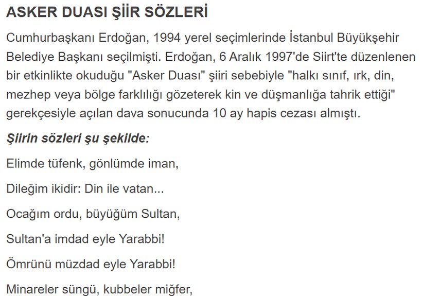 ozel erdogan siir polemigi tam gaz devam iktidar medyasi 27 senedir ogrenemedi 2