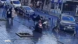park halindeki motosikleti boyle caldi saniye saniye o anlar 5NCRrYUD