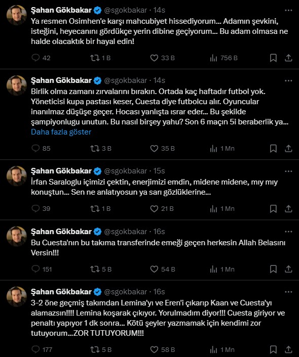 sahan gokbakar berabere biten macin ardindan tepki gosterdi 0 dfq7cFi2