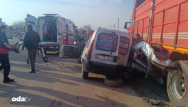sanliurfada korkunc kaza kamyona carpti DG5SfNNJ