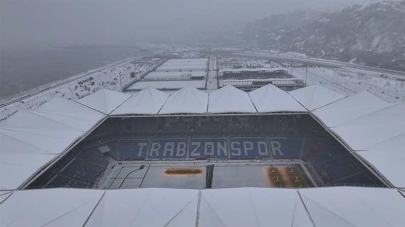 trabzonspor gaziantep maci oncesi kar yagisi etkili oldu 0 B5HPv7Kn