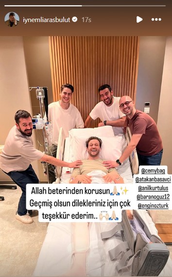 ameliyat olan aras buluttan iyi haber 0
