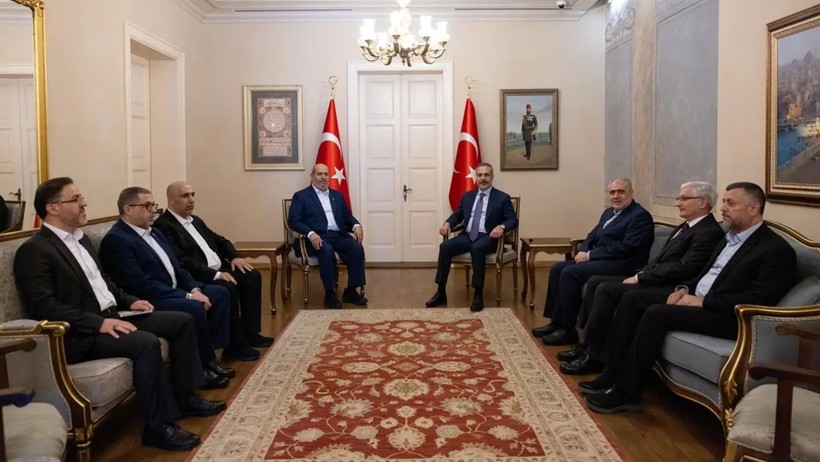 ateskes sonrasi ilk hakan fidan hamas ile gorustu 0