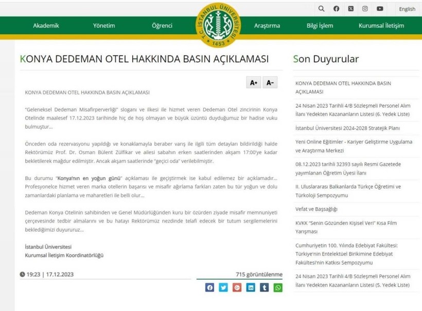 dekani gonderen istanbul universitesi rektoru erdoganin mesai arkadasi cikti 0 6RFJ8eNW