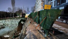 istanbulda insaat calismasi sirasinda yol coktu ylvFmETn