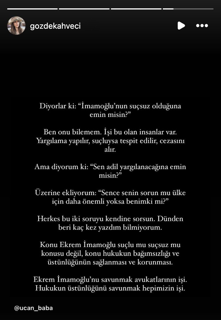 kahveci ailesinden imamoglu paylasimi hukuku savunmak hepimizin isi 0 HVVnkp3n
