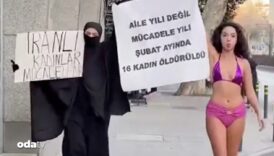 melisa aydinalpten carsafli bikinili iran eylemi npUlsMrZ