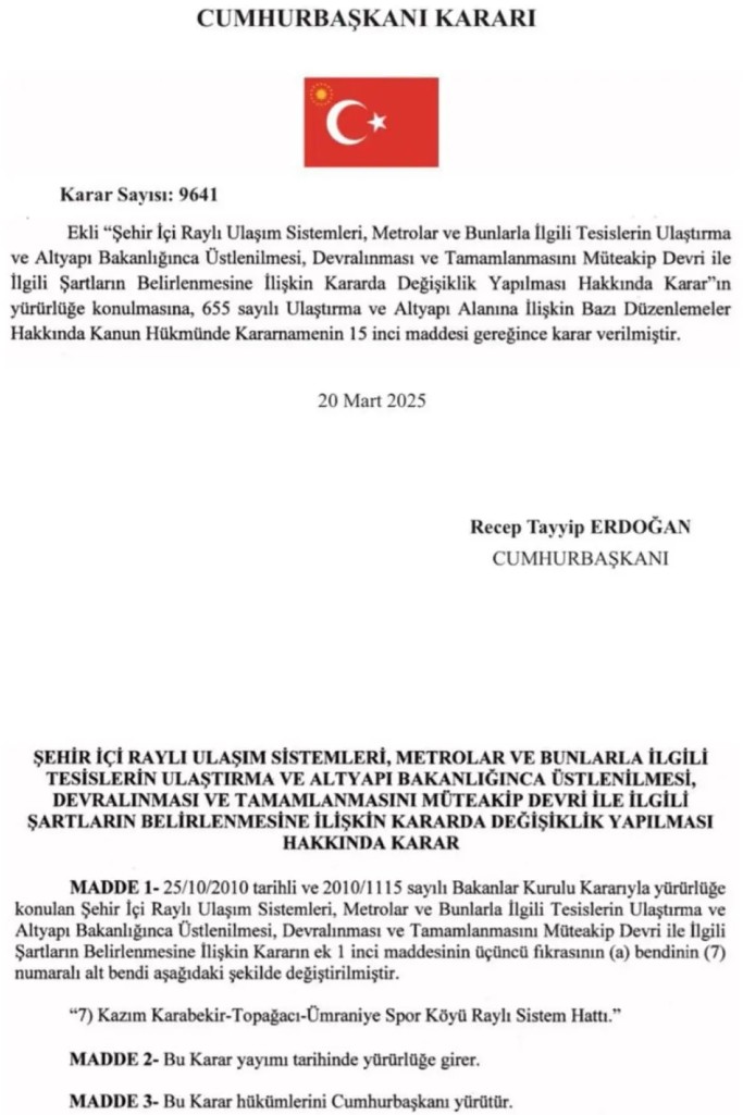 o metro hattinin yonetimi ibbden alindi bakanliga devredildi 1 wYQZXL6j